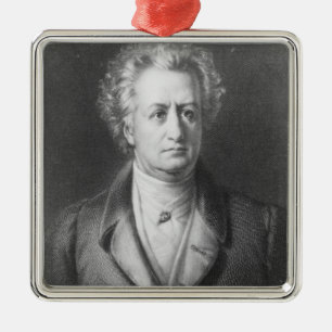 Johann Wolfgang Goethe Silbernes Ornament