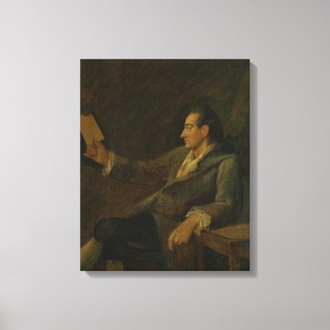 Johann Wolfgang von Goethe, 1775 Leinwanddruck (Vorderseite)