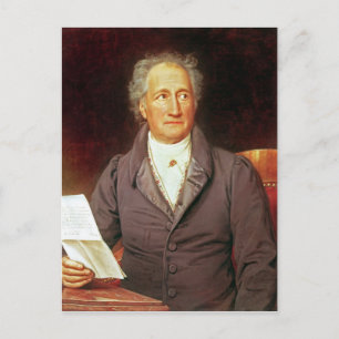 Johann Wolfgang von Goethe 1828 Postkarte