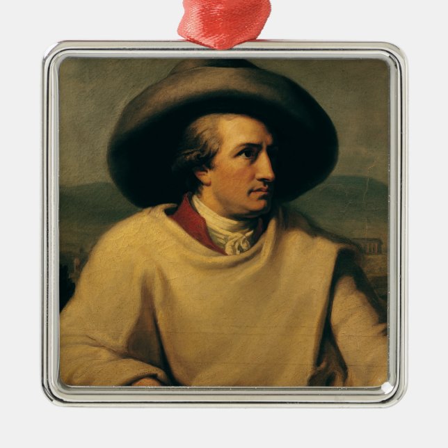 Johann Wolfgang von Goethe Ornament Aus Metall (Vorne)