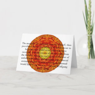 Johann Wolfgang von Goethe ZITAT Karte