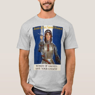 Johanna von Orléans französische Heldin, Ritterin  T-Shirt