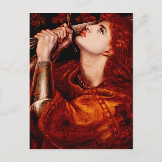 Johanna von Orléans Schutzpatronin Frankreichs Postkarte (Vorderseite)