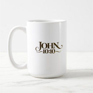 Johannes 10:10 kaffeetasse