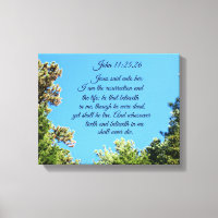 Johannes 11:25,26 Jesus sprach zu ihr, ich bin der