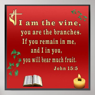 Johannes 15:5 poster