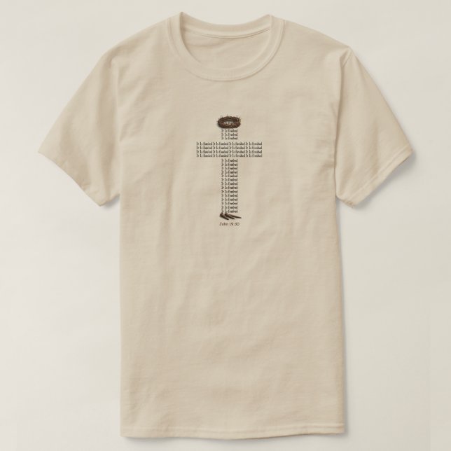 "Johannes 19:30" (2) T-Shirt (Design vorne)