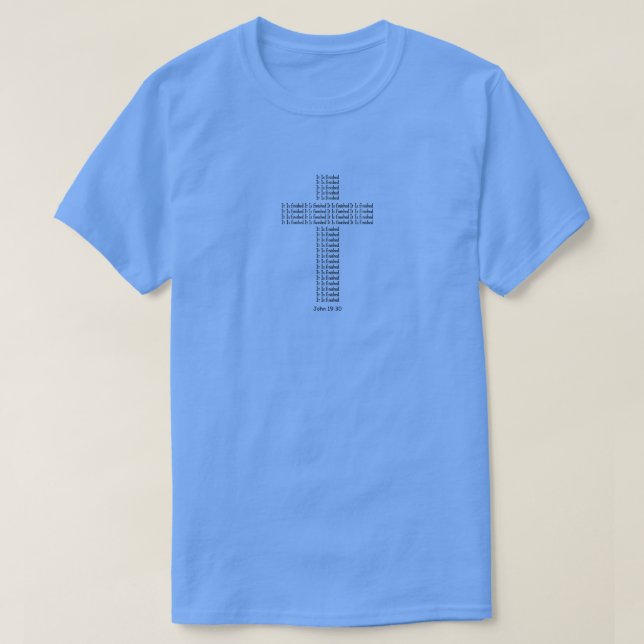 "Johannes 19:30" (5) T-Shirt (Design vorne)