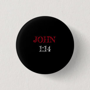 Johannes 1,14 „Das Wort wurde Fleisch“… Bibelvers Button
