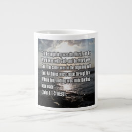 Johannes 1:1-3 WEBU Mug Jumbo-Tasse