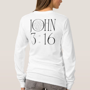 Johannes 3:16 Bibelvers T-Shirt