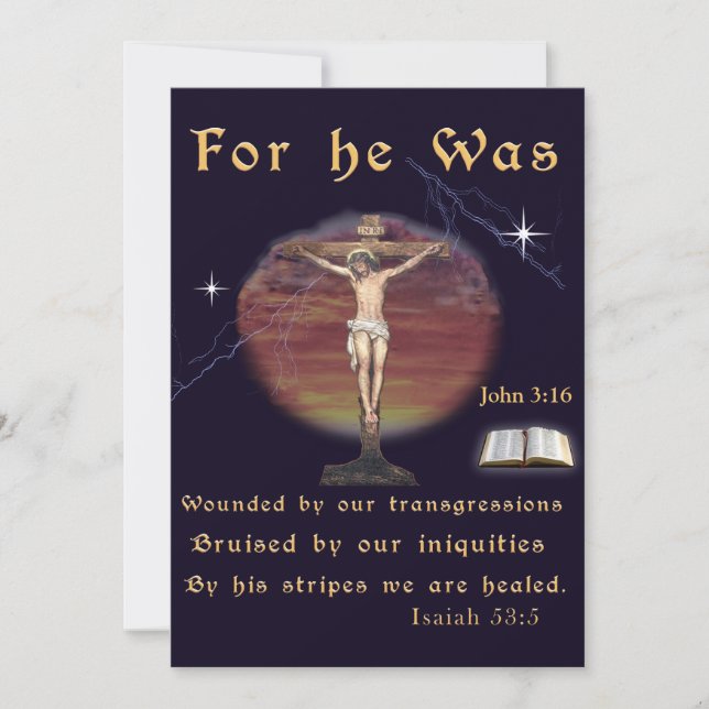 Johannes 3:16 einladung (Vorderseite)