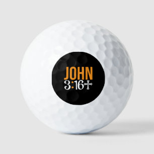 Johannes 3:16 Für Gott, so Liebe, das Verse der We Golfball