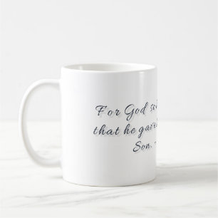 Johannes 3,16, Geschenktasse Kaffeetasse