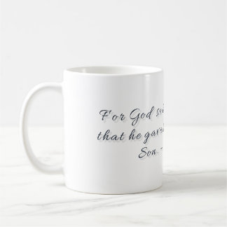 Johannes 3,16, Geschenktasse Kaffeetasse
