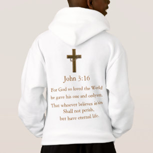 Johannes 3,16 hoodie