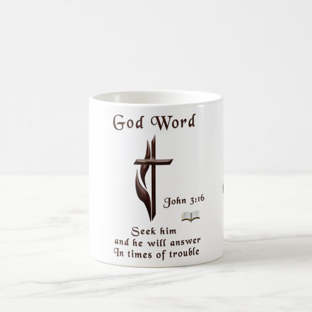 Johannes 3:16 kaffeetasse (Mittel)