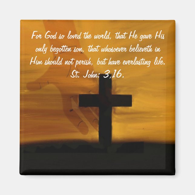 Johannes 3,16. Magnet (Vorne)
