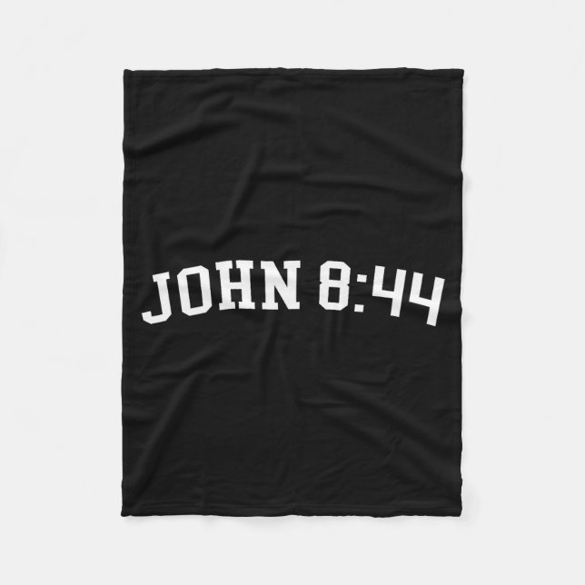 Johannes 8_44  fleecedecke (Vorderseite)
