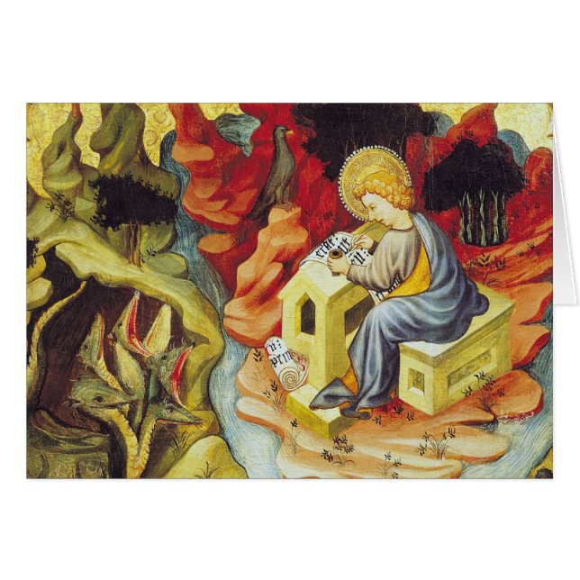 Johannes auf Patmos (Vorderseite (Horizontal))