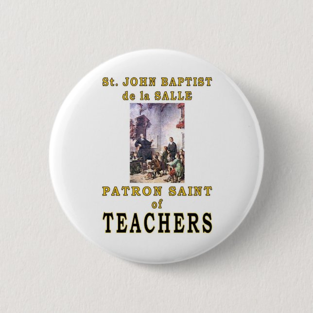 JOHANNES-BAPTIST-De La Salle Button (Vorderseite)