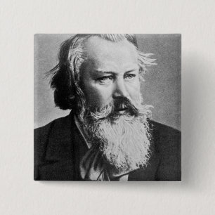 Johannes Brahms, 1879 Button