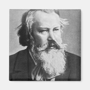 Johannes Brahms, 1879 Magnet