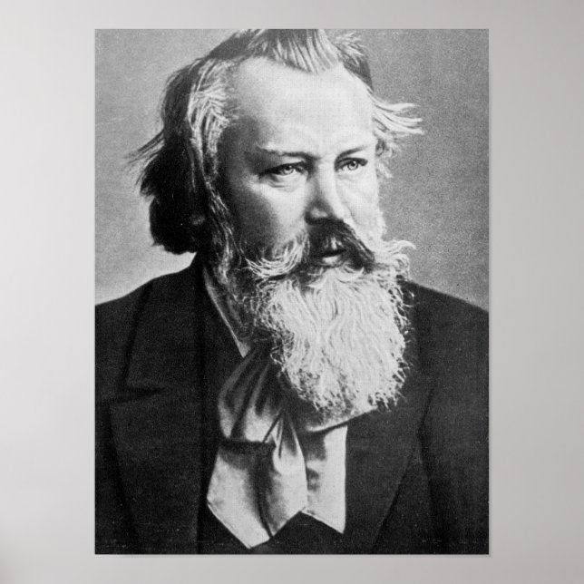 Johannes Brahms, 1879 Poster (Vorne)