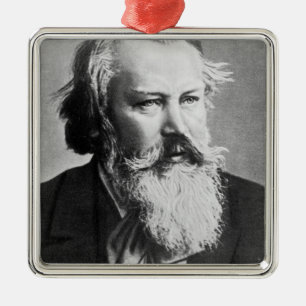 Johannes Brahms, 1879 Silbernes Ornament