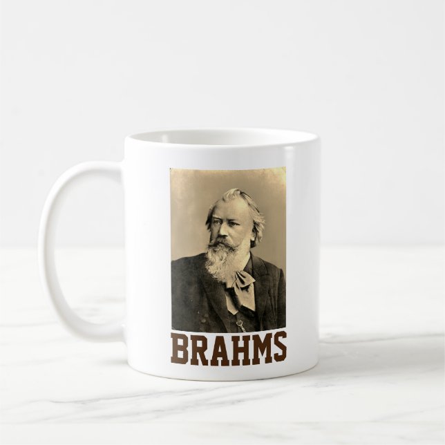 Johannes Brahms (1889) Kaffeetasse (Links)