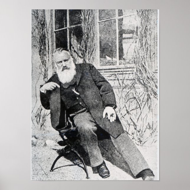 Johannes Brahms, c.1897 Poster (Vorne)