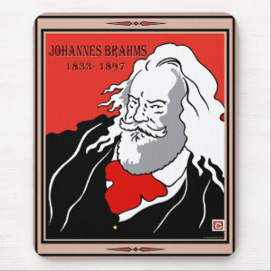 Johannes Brahms Mousepad