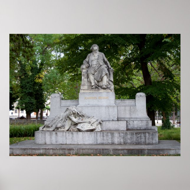 Johannes Brahms Poster (Vorne)
