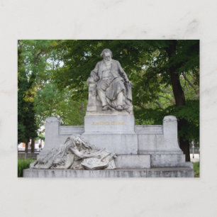 Johannes Brahms Postkarte