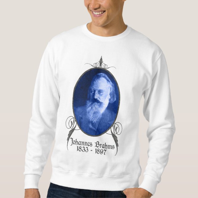 Johannes Brahms Sweatshirt (Vorderseite)