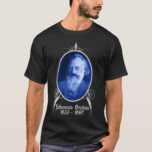 Johannes Brahms T-Shirt (Vorderseite)