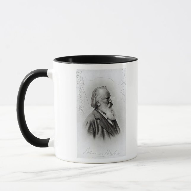 Johannes Brahms Tasse (Links)