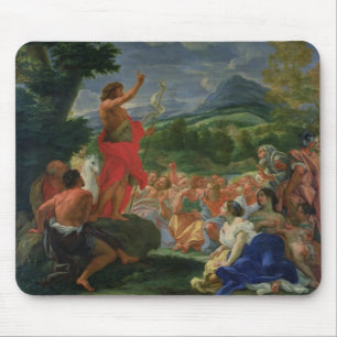 Johannes das Baptist-Predigen, gemalt vor 169 Mousepad
