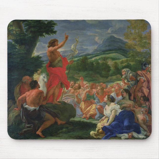 Johannes das Baptist-Predigen, gemalt vor 169 Mousepad (Vorne)