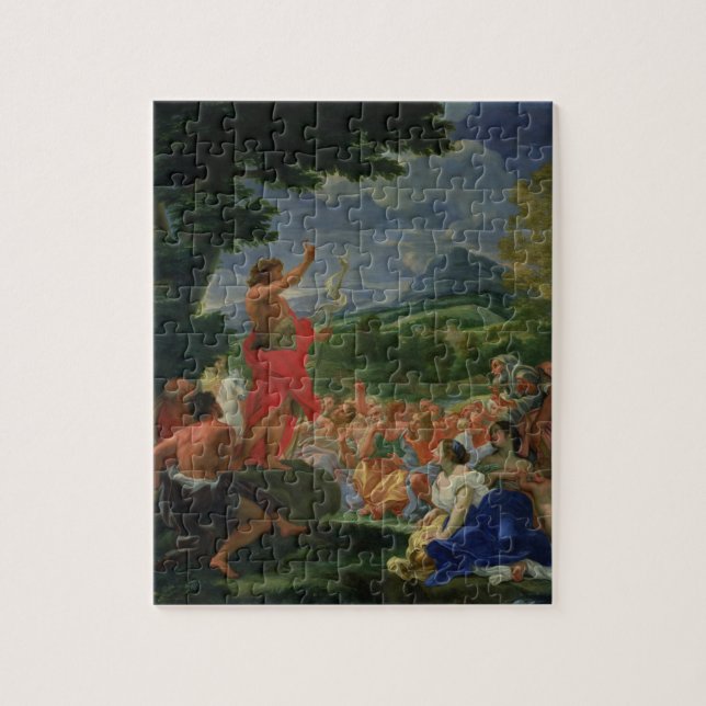 Johannes das Baptist-Predigen, gemalt vor 169 Puzzle (Vertikal)