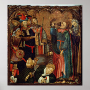 Johannes das Evangelist-Trinken Poster