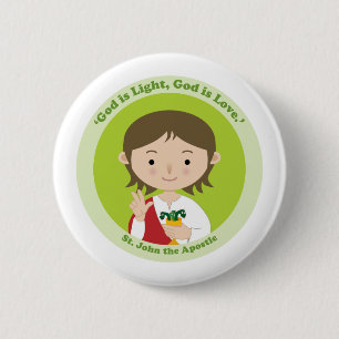 Johannes der Apostel Button