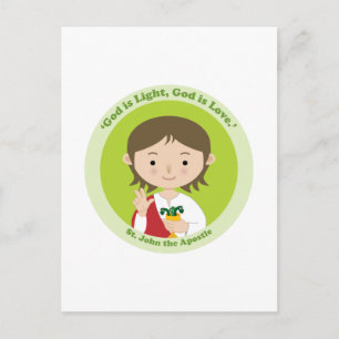 Johannes der Apostel Postkarte