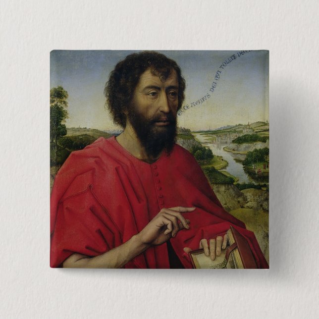 Johannes der Baptist 2 Button (Vorderseite)