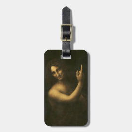 Johannes der Baptist durch Leonardo da Vinci Gepäckanhänger