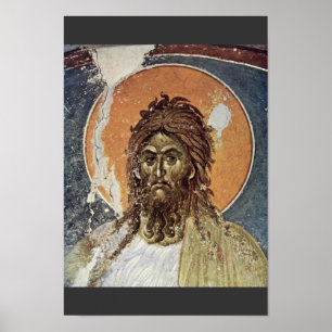 Johannes der Baptist durch Meister Von Gracanica Poster