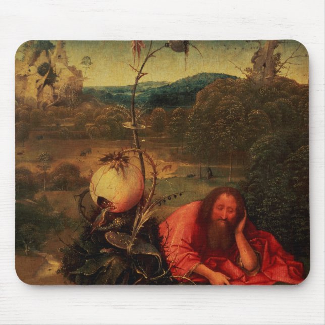 Johannes der Baptist in der Meditation Mousepad (Vorne)