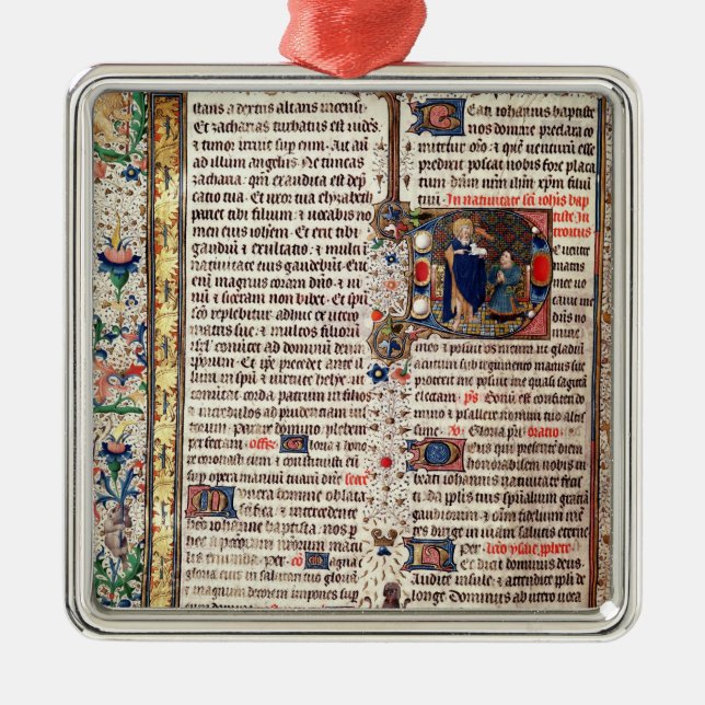 Johannes der Baptist Ornament Aus Metall (Vorne)