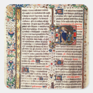 Johannes der Baptist Quadratischer Aufkleber