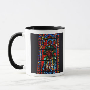 Johannes der Evangelist, der die Schultern von Ez Tasse